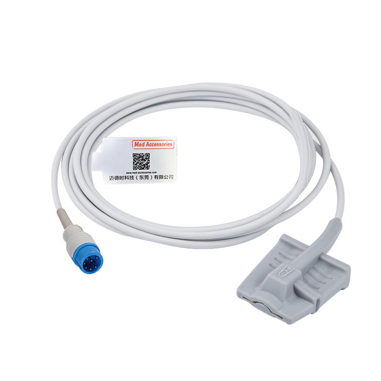 마인드레이 실리콘 재사용 스포2 센서 7 핀 성인 손가락 클립 커넥터