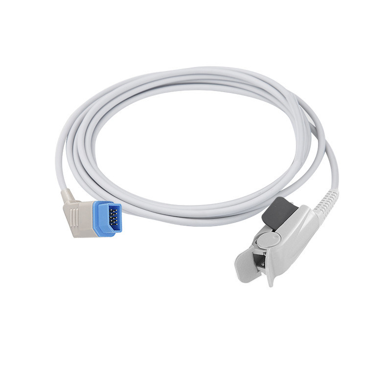 직접 연결 재사용 Spo2 센서 클립 14 핀 모니터