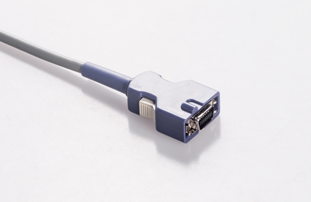 DOC-10 실용 Nellcor Spo2 케이블, 14 핀 펄스 옥시미터 와이어