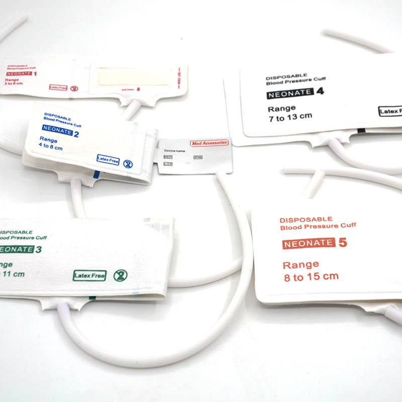 의학적 액세서리 ISO13485 NIBP 맨치 유아용 재사용 TPU 소재 성인용