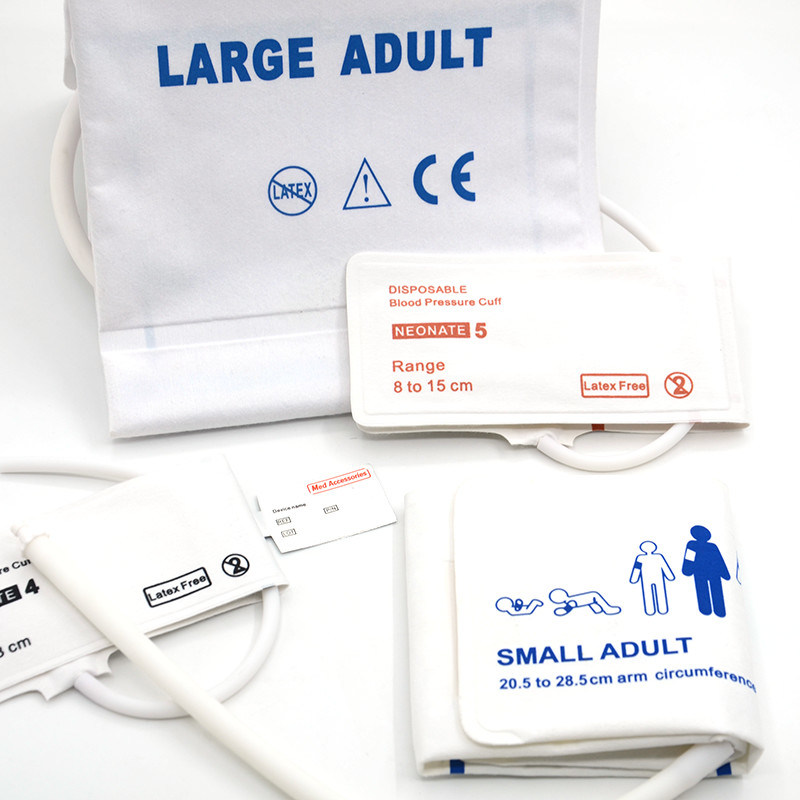 의학적 액세서리 ISO13485 NIBP 맨치 유아용 재사용 TPU 소재 성인용