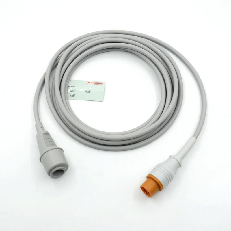 의료 모니터 액세서리 실용적인 회색 색상 호환 후쿠다 토 에드워드 다기능 IBP 케이블