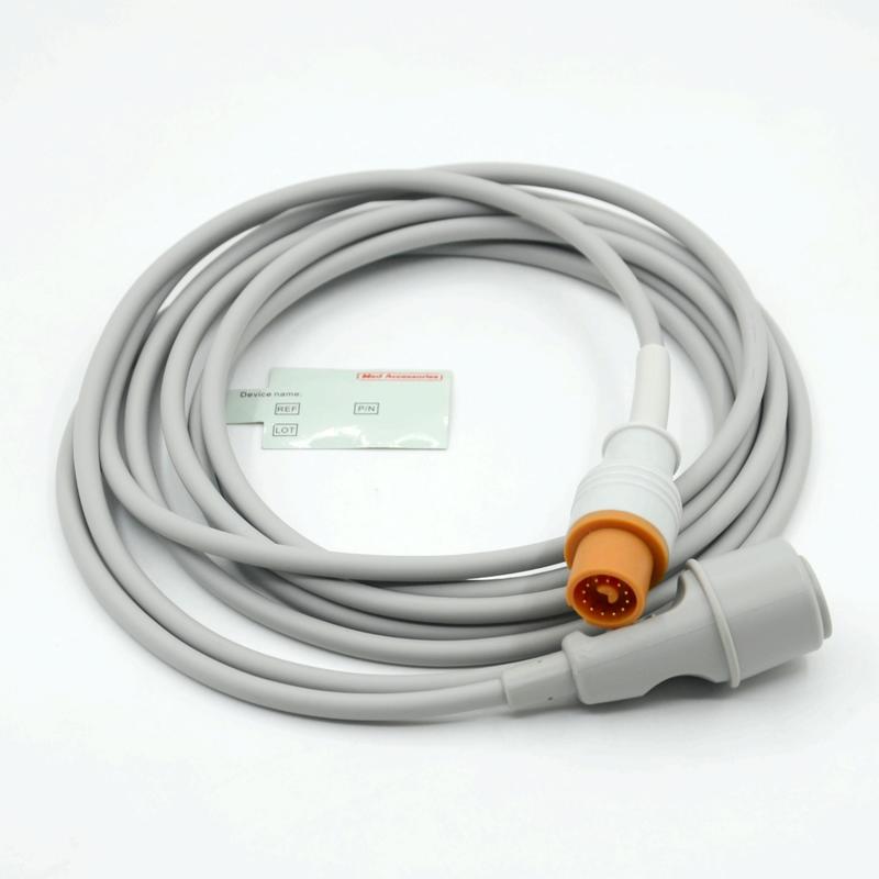 의료 모니터 액세서리 실용적인 회색 색상 호환 후쿠다 토 에드워드 다기능 IBP 케이블