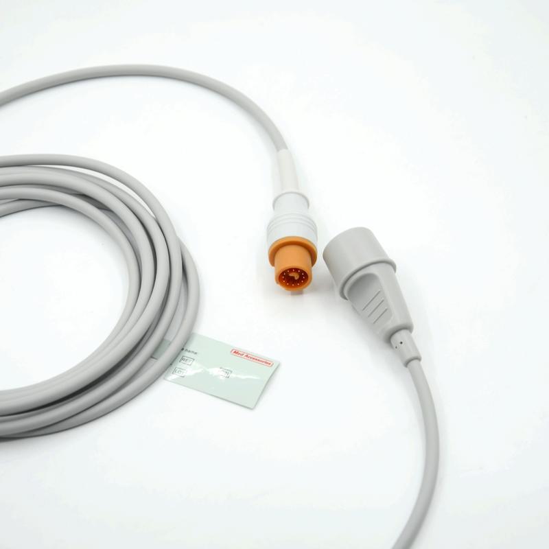 의료 모니터 액세서리 실용적인 회색 색상 호환 후쿠다 토 에드워드 다기능 IBP 케이블