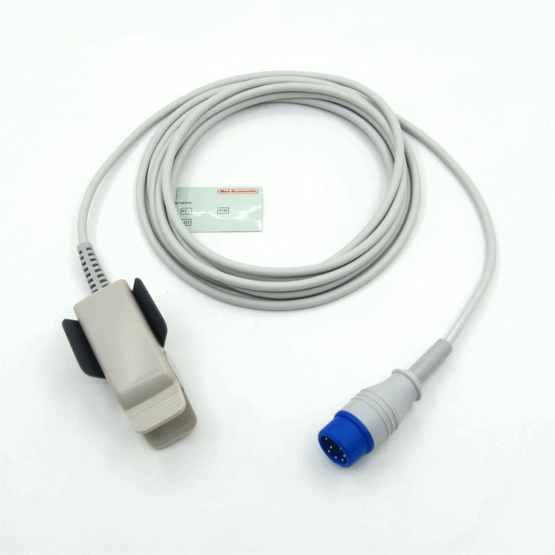 호환되는 Zoll M2 재사용 성인 클립 제조업체 모니터 액세서리 SpO2 센서