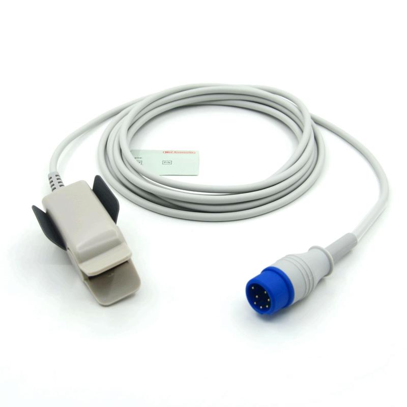 호환되는 Zoll M2 재사용 성인 클립 제조업체 모니터 액세서리 SpO2 센서