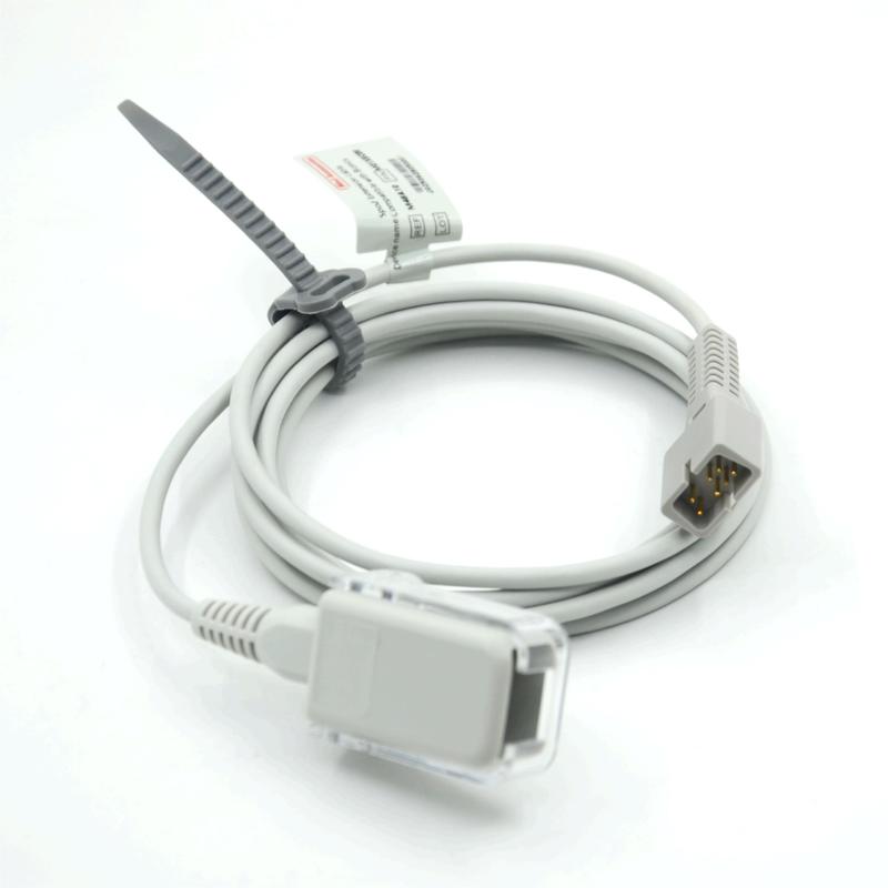 의료 모니터 비오닉스 호환 Nellcor SpO2 어댑터 케이블 Spo2 확장 케이블