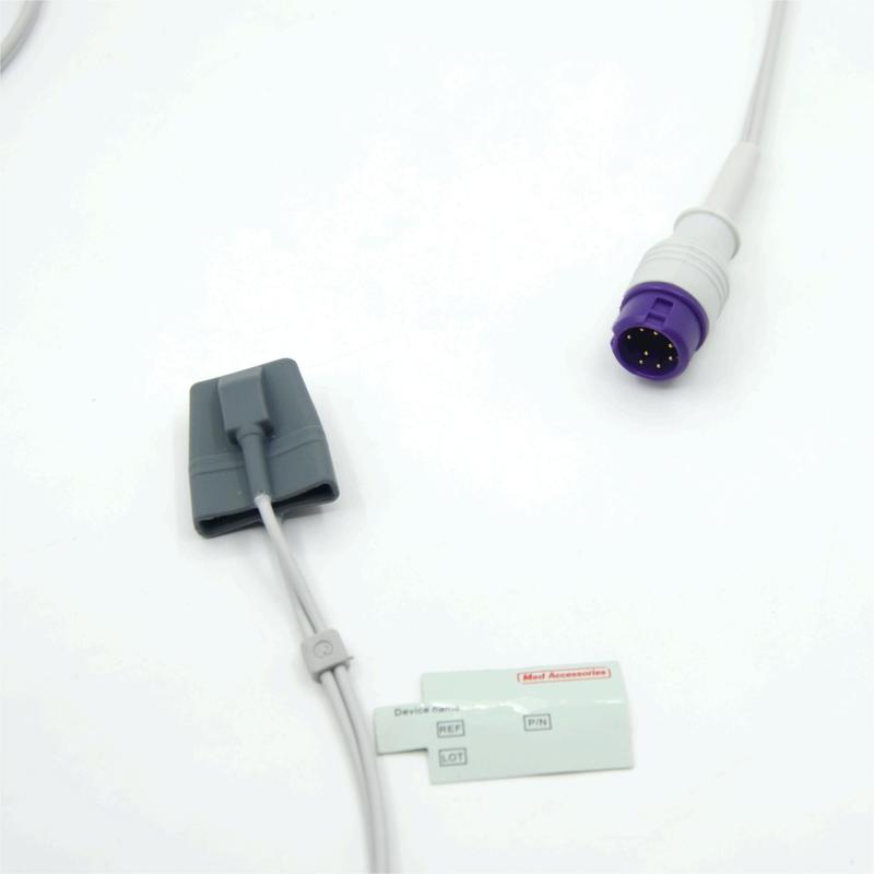 호환 가능한 Mindray Epm15 재사용 가능한 소아용 연성 제조업체 모니터 액세서리 SpO2 센서